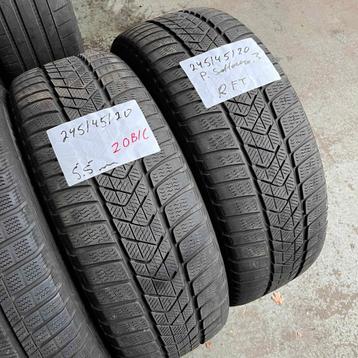 2 x Pirelli Sottozero 3 245-45-20 RFT Winterbanden 5,5mm beschikbaar voor biedingen