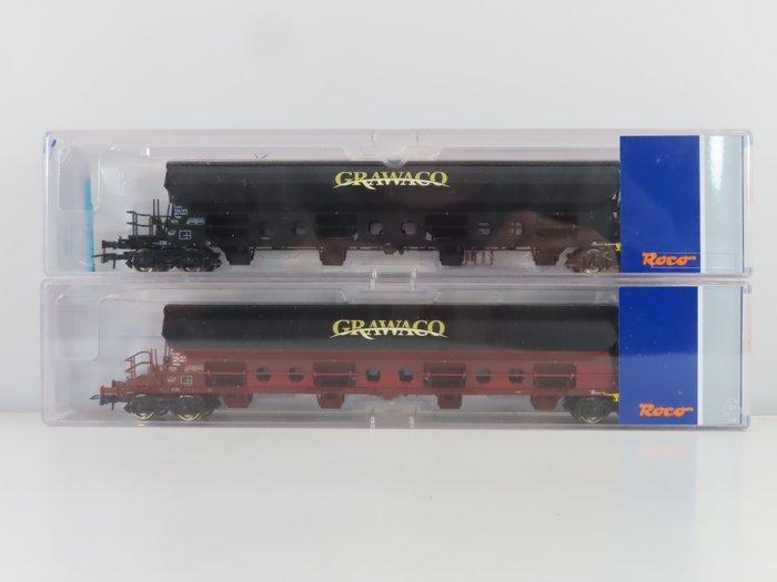 Roco H0 - 76135 - Modeltrein goederenwagon (1) - 2-delige, Hobby en Vrije tijd, Modeltreinen | H0