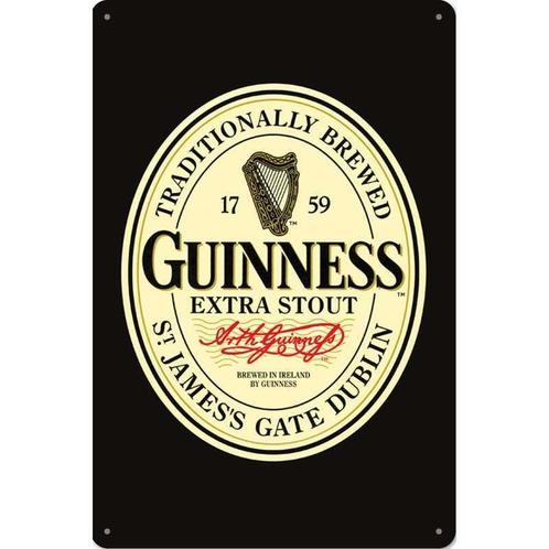 Metalen reclameborden Guinness. Nieuwe modellen op voorraad, Verzamelen, Biermerken, Reclamebord, Plaat of Schild, Nieuw, Overige merken