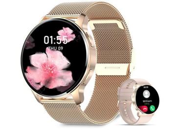 Veiling - Smartwatch 1,32 inch HD-scherm Rosé Goud