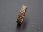 Middeleeuws Brons Ring - Vergulde band en