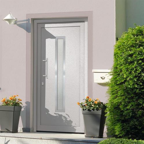 vidaXL Voordeur 108x208 cm wit, Doe-het-zelf en Verbouw, Deuren en Horren, Nieuw, Verzenden