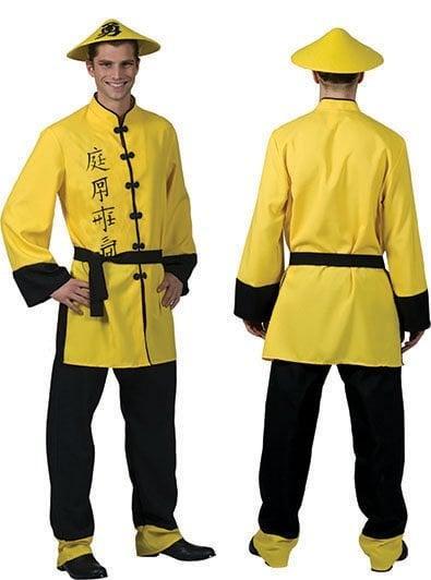 Chinees kostuum man geel, Kleding | Heren, Carnavalskleding en Feestkleding, Nieuw, Ophalen of Verzenden