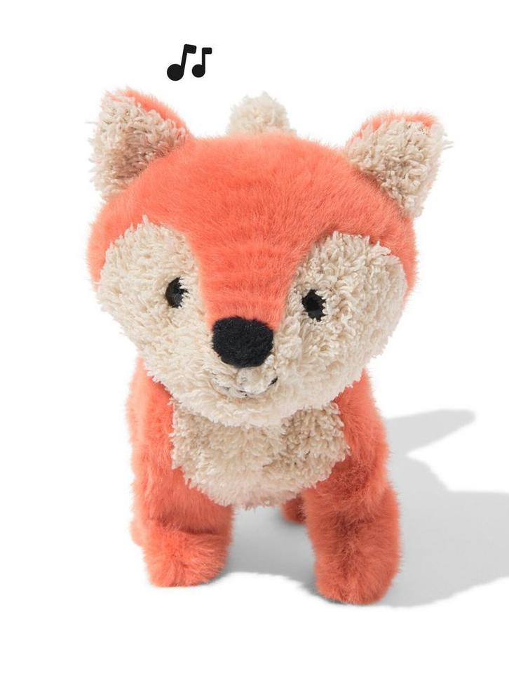 HEMA Robotknuffel vos 17x14x7.5cm 2+1 gratis, Kinderen en Baby's, Speelgoed | Knuffels en Pluche, Nieuw, Verzenden