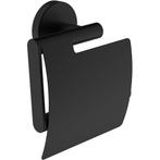 Wiesbaden Alonzo Toiletrolhouder met Klep - Mat Zwart, Huis en Inrichting, Badkamer | Badtextiel en Accessoires, Ophalen of Verzenden