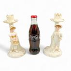Royal Worcester - Pair of Victorian figural candlesticks