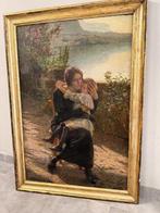 Lazzaro Pasini (1861–1949) - Labbraccio, Antiek en Kunst