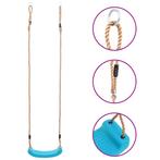 vidaXL Schommelzitje voor kinderen lichtblauw, Verzenden, Nieuw