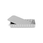 Patisse Mini Quichevorm Losse Bodem Silver-Top 13x8cm, Verzenden, Nieuw