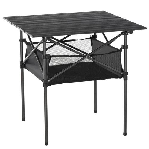 TRUUSK Aluminium Opklapbare Campingtafel 70 Cm X 70 Cm X 69, Caravans en Kamperen, Overige Caravans en Kamperen, Nieuw, Verzenden