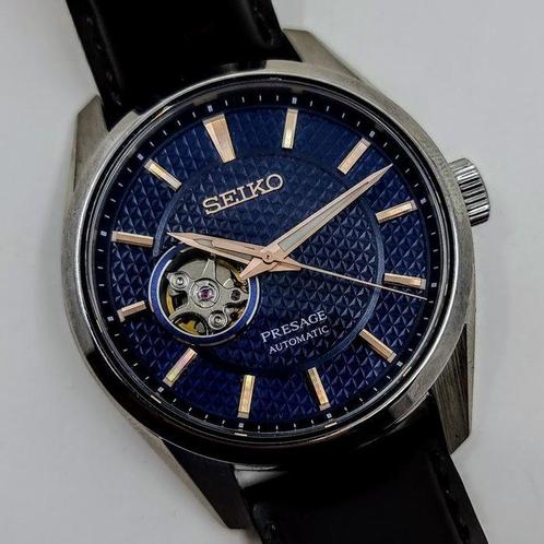 Seiko - Presage Sharp Edged ‘Midnight’ Open - SPB311J1 -, Sieraden, Tassen en Uiterlijk, Horloges | Heren