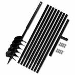 vidaXL Grondboor met handvat 150 mm en verlengstukken 9 m, Verzenden, Nieuw