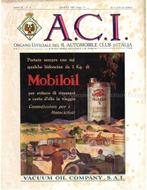 1927 A.C.I. (ORGANO UFFICIALE DELLAUTOMOBILE CLUB, Nieuw, Author