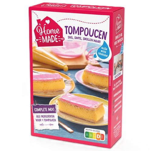 Homemade Tompoucen Complete Mix 225g, Hobby en Vrije tijd, Taarten en Cupcakes maken, Nieuw, Verzenden