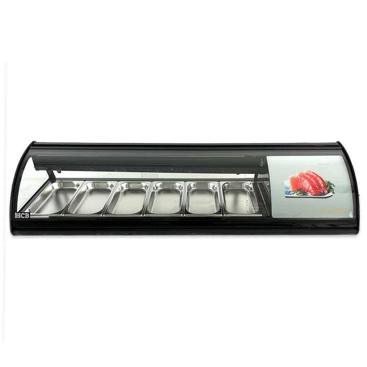 HCB Sushivitrine - 6 x 1/3 GN - 148,3 cm - 230V, Zakelijke goederen, Horeca | Keukenapparatuur, Nieuw in verpakking, Koelen en Vriezen