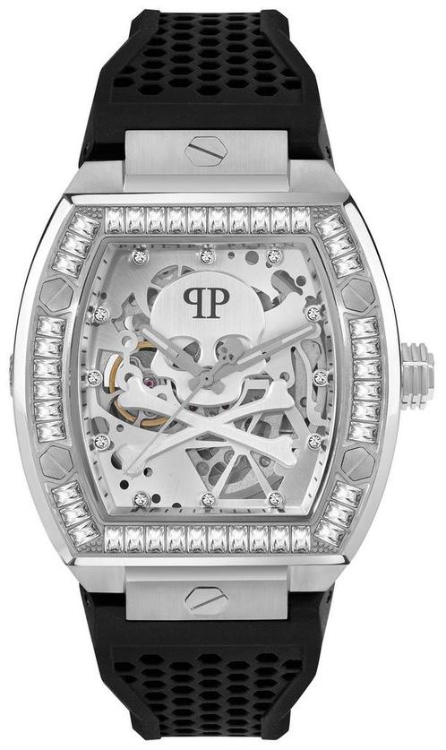 Philipp Plein PWBAA1323 The $keleton automatisch horloge 44, Sieraden, Tassen en Uiterlijk, Horloges | Heren, Kunststof, Nieuw