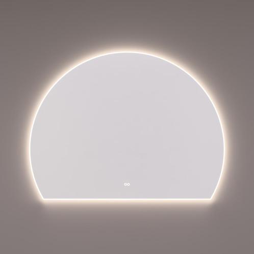 Spiegel Hipp Design SPV SL Halfrond Met Verlichting Incl., Doe-het-zelf en Verbouw, Sanitair, Bad, Nieuw, Ophalen of Verzenden
