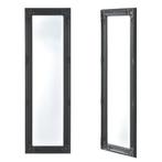 Wandspiegel Livorno met barok lijst 132x42x3,5 cm donkergrij
