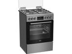 Beko FBM62320XDSL - Gasfornuis - 4 gasbranders 72 liter -, Verzenden, Zo goed als nieuw