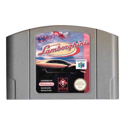 N64 Automobili Lamborghini (Losse Cassette), Spelcomputers en Games, Games | Nintendo 64, Zo goed als nieuw, Verzenden