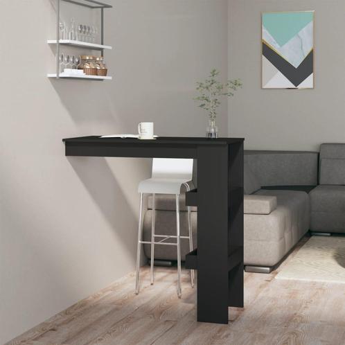 vidaXL Bartafel wandgemonteerd 102x45x103,5 cm bewerkt hout, Huis en Inrichting, Tafels | Eettafels, Nieuw, Verzenden