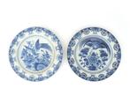 Twee patelen borden, Nederland, Delft, tweede helft 20e eeuw, Antiek en Kunst, Curiosa en Brocante