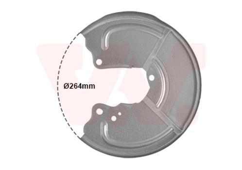 REMSCHIJF BESCHERMER VOOR ALFA ROMEO 145/146 930 1994-2001, Auto-onderdelen, Remmen en Aandrijving, Nieuw, Ophalen of Verzenden