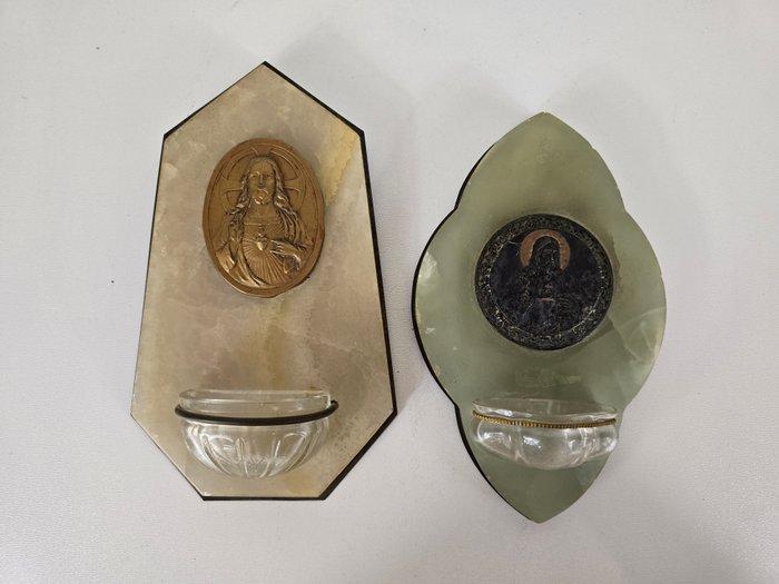 Wijwatervat - 1850-1900, Antiek en Kunst, Antiek | Boeken en Bijbels