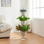 Plantenstandaard Alphen 3 bloempotten 110x28 cm lichtgrijs [, Verzenden, Nieuw