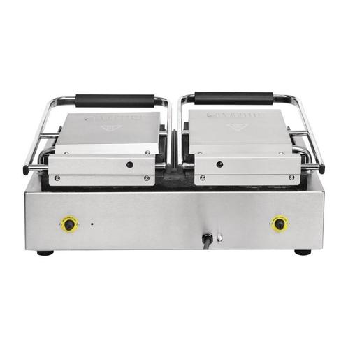 Dubbele Contact Grill - Boven Geribbeld - Onder Glad, Zakelijke goederen, Horeca | Keukenapparatuur, Verzenden