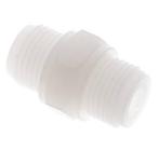 Dubbele Nippel G1/2 PVDF 10bar FDA 27mm Hex, Verzenden, Nieuw