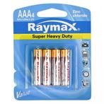 Raymax AAA batterijen - zink - 4 stuks - lange levensduur..., Ophalen of Verzenden, Nieuw