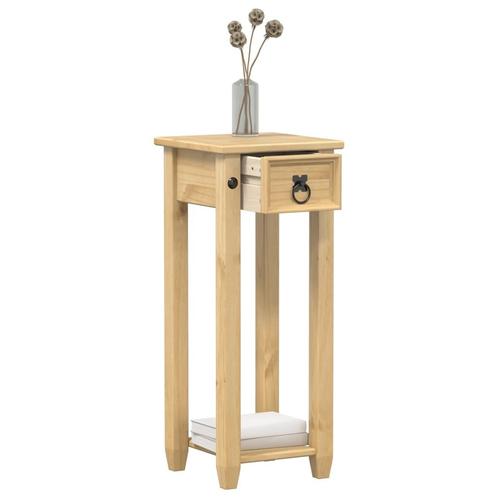 vidaXL Plantenstandaard Corona 30x30x73 cm massief, Tuin en Terras, Overige Tuin en Terras, Nieuw, Verzenden