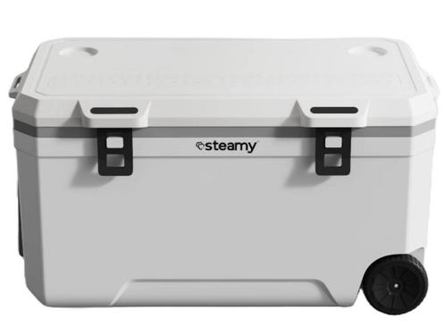 Steamy Marine 120 passieve koelbox op wielen - 120 liter, Caravans en Kamperen, Kampeeraccessoires, Nieuw, Verzenden