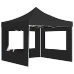 Partytent inklapbaar met wanden 3x3 m aluminium antraciet, Verzenden, Nieuw, 2 meter of meer, Partytent