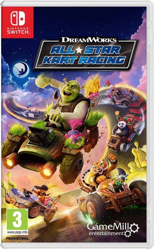 Switch Dreamworks All-Star Kart Racing, Spelcomputers en Games, Games | Nintendo Switch, Zo goed als nieuw, Verzenden