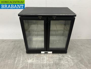 Backbar Barkoeling Glasdeuren 2 Klapdeuren 90 cm 230V Horeca beschikbaar voor biedingen