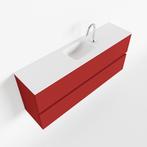 MONDIAZ ADA 120cm toiletmeubel fire. LEX wastafel talc, Ophalen of Verzenden, Nieuw, Bad
