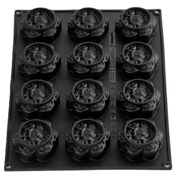 Pavoni Siliconen Vorm Rozen Ø80mm (12) 40x30cm beschikbaar voor biedingen