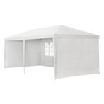 Partytent met zijwanden - 3x6 m - Wit, Tuin en Terras, Verzenden, Nieuw
