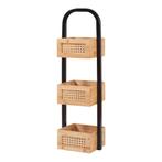 Staand rek Tervola badkamerrek 73x23x18,5 cm [en.casa], Huis en Inrichting, Verzenden, Nieuw
