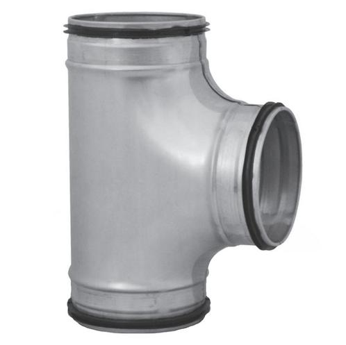 T-stuk 90º met afdichtingsrubber Ø 150mm - Ø 150mm - Ø 150mm, Doe-het-zelf en Verbouw, Ventilatie en Afzuiging, Nieuw, Verzenden