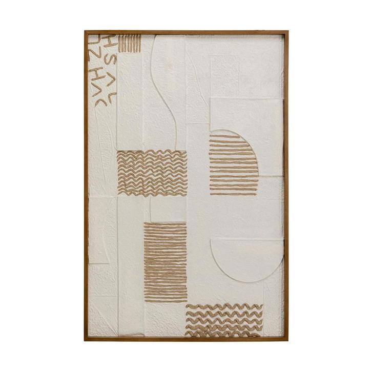 *WOONWINKEL* Kare Design Sandy Geometric Japandi Schilderij, Huis en Inrichting, Woonaccessoires | Schilderijen, Tekeningen en Foto's