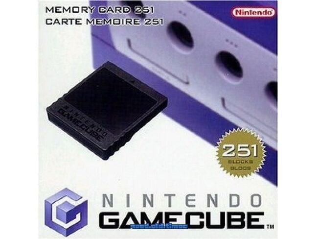 Gamecube Memory Card 251 Blocks Origineel in Doos, Spelcomputers en Games, Spelcomputers | Nintendo GameCube, Zo goed als nieuw