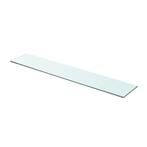 vidaXL Wandschap transparant 80x15 cm glas, Huis en Inrichting, Woonaccessoires | Wandplanken en Boekenplanken, Verzenden, Nieuw