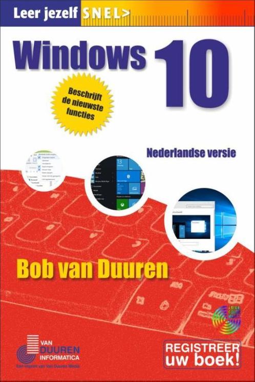 Windows 10 / Leer jezelf SNEL... 9789059408258, Boeken, Informatica en Computer, Zo goed als nieuw, Verzenden