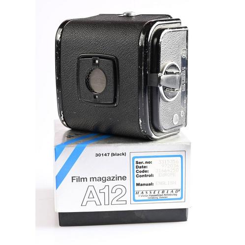 Hasselblad film magazine A12 Zwart - Tweedehands, Audio, Tv en Foto, Overige Audio, Tv en Foto, Gebruikt, Verzenden