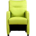 Leren eetkamerstoel Sharp - Toledo Lime (felgroen) - Met, Huis en Inrichting, Stoelen, Nieuw, Leer, Ophalen of Verzenden, Eén
