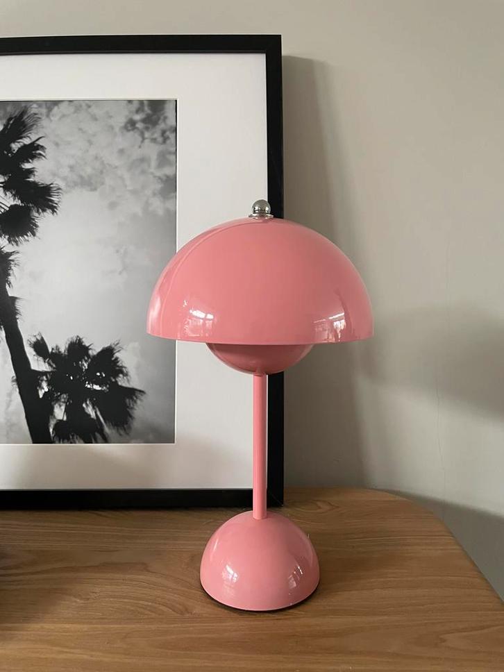 Retro paddenstoel LED tafellamp *VEEL KLEUREN* NIEUW!, Huis en Inrichting, Lampen | Tafellampen, Minder dan 50 cm, Nieuw, Kunststof