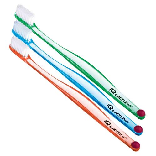 6x Lactona Tandenborstel IQ Medium 3 stuks, Sieraden, Tassen en Uiterlijk, Uiterlijk | Mondverzorging, Nieuw, Verzenden